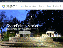 Tablet Screenshot of gracepointemarietta.org